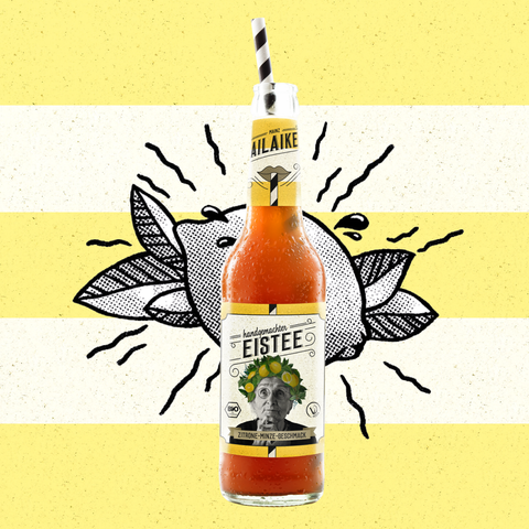 AiLaike Zitrone‑Minze Bio-Eistee – 15er Kiste