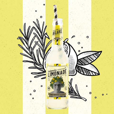 AiLaike Zitrone‑Rosmarin Bio-Limonade – 15er Kiste