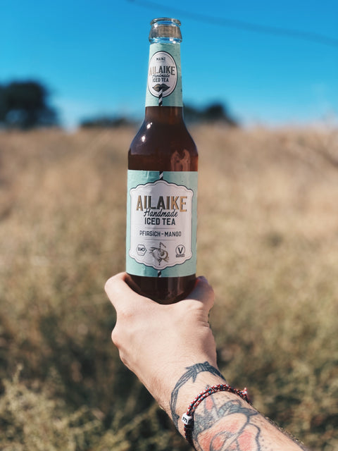 AiLaike Pfirsich-Mango Bio-Eistee – 15er Kiste