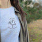 T-Shirt aus fairer Bio-Baumwolle grau